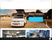 Tablet Screenshot of basecampers.com